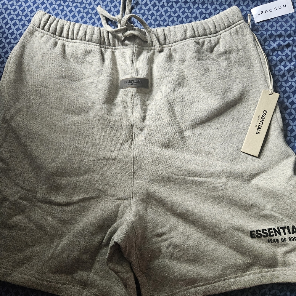 Essentials Men's Athletic Shorts in Light Gray